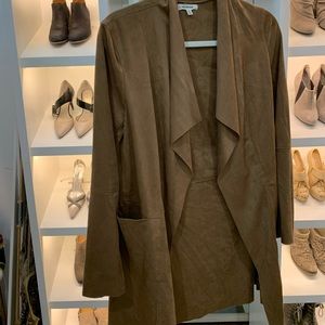 Max Studios open drape lightweight coat